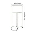 thumbnail image 3 of Mecorevxz Rotating Floor Standing Clothes Rack,Dormitory Clothes Rack,Indoor Clothes Drying Rack,Movable Clothes Rack Suitable for Home and Schoo, 3 of 7