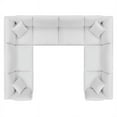 thumbnail image 3 of Modway Commix Sectionnel 8 Pcs Surrempli en Velours de Performance Garni de Duvet, Blanc, 3 of 5
