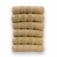 thumbnail image 1 of Toalla Baño Completo Beige Hokins 6 piezas 100% Algodón 102x178, 1 of 7