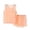 Orange.1, variant on Cethrio Kids Girls' Shorts Sets, Summer Sleeveless Cotton Printed Outfit Sets Multicolor Size 7-8 T