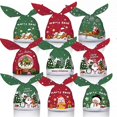 thumbnail image 2 of 50Pcs Christmas Candy Bag Rabbit Ears Santa Snowman Elk Glass Ball Food Grade EVA Chocolate Cookie Treat Snack Goody Bag Party Favor Pack Kit Qinghai, 2 of 5