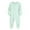 Mint Green-b, variant on Otqutp Baby Boys Girls Cotton Rompers Footless Pajamas Front Zipper Long Sleeve Sleeper Jumpsuit Cotton Pajamas Sleep and Play(Green-a,12-18 Months)