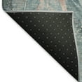 thumbnail image 5 of Addison Rugs Mayfield Premium Machine Washable Transitional Swirls Teal Rectangle Rug, 10' x 14', 5 of 7