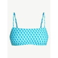 thumbnail image 5 of Time and Tru Women's and Women's Plus Size Geo Print Bralette Top, Sizes XS-3X, Family Swim, 5 of 5