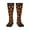 2 Black-1, variant on Thanksgiving Turkey 1 Print Compression Socks for Both Men And Women for Running, Travel, Flight, Nurse