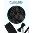 thumbnail image 5 of Men's Formal Satin Bowtie and Cummerbund Set - Black, by S. H. Churchill & Co., 5 of 7
