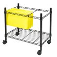 thumbnail image 1 of Costway Metal Rolling File Cart for Letter Size and Legal Size Folder Storage Black, 1 of 10