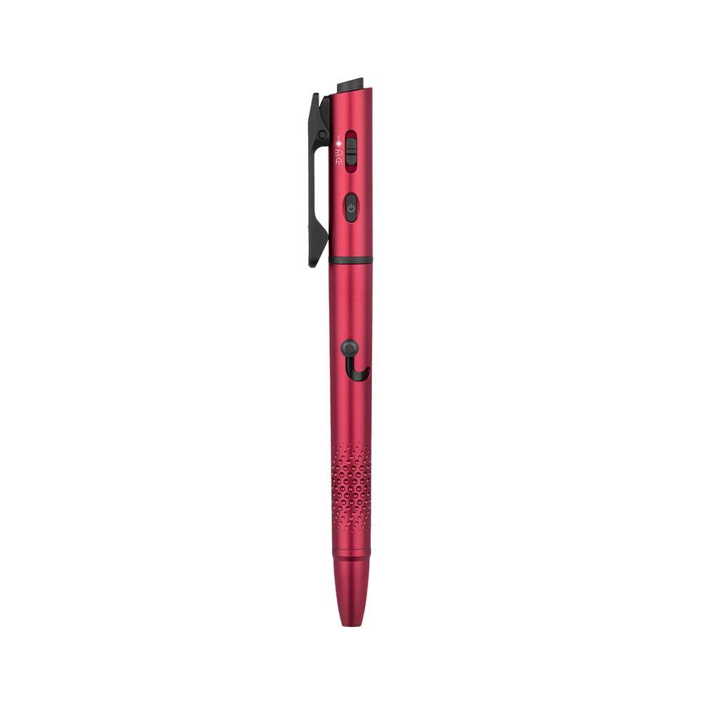 Olight OPen 3 Wine Red Multifunctional Pen Light, 120 Lumens & Green Laser