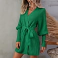 thumbnail image 4 of Vedolay Womens Cardigan Sweaters Long Sleeve Sweaters Knit Draped Open Cardigan Coat 2023 Green,M, 4 of 5