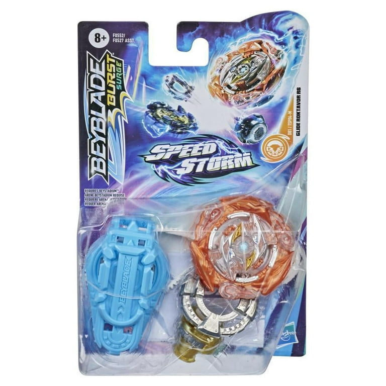 Beyblade Burst Surge Speedstorm Glide Roktavor R6 Battling Top Set