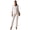White, variant on Women's Plus Size Shaped Crepe Jacket & Straight-Leg Pant Suit