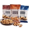 Harry & David Moose Munch Premium Popcorn 3 Flavor Variety Pack: Dark Chocolate, Classic Caramel, Milk Chocolate (8oz each)