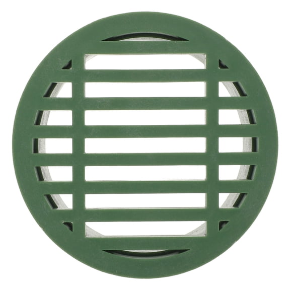 DEEPCRAFF Weather Resistant Green Landscape Drain Grate Plastic Cover for Garden and Patio Use