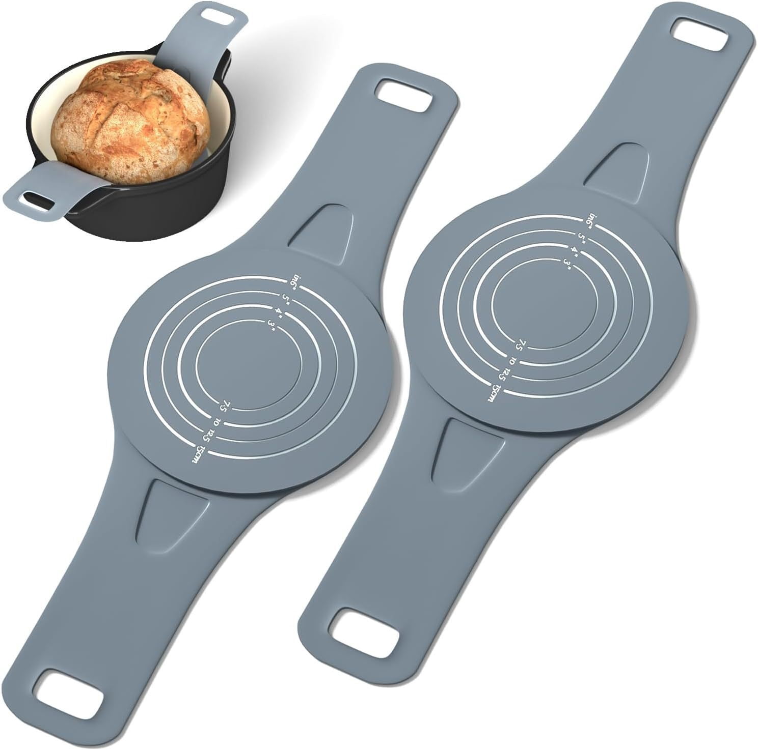 3 pcs Silicone Baking Mat, Non-Stick Dough Liner, Heat Resistant Bread Release Pad for Oven Use and Household Baking Tools