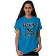 thumbnail image 4 of Florida Cute Hibiscus Flower Souvenir Men's Graphic T Shirt Tees Brisco Brands S, 4 of 6