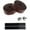 Brown, variant on Naierhg 2Pcs Fixed Gear Bike Road Bicycle Handlebar Porous Straps Bands for Cycling
