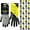 Black (A3 Large), variant on OPNBar Nitrile Coated Work Gloves - Touchscreen Compatible, A3 Cut Resistant, Reinforced Thumb Crotch, Safer Grip for Work (A3 Large, 12 Pair)