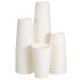 thumbnail image 1 of Tazas de papel blancas para café, paquete de 50, 16 oz x 90mm, tazas desechables de doble capa para agua, leche y jugo, 1 of 6