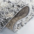 thumbnail image 5 of SAFAVIEH Berber Deonne Abstract Shag Area Rug, 6'7" x 8'7", Grey/Ivory, 5 of 8