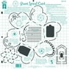 12" x 12" Papercrafing Template Giant Spiral Card