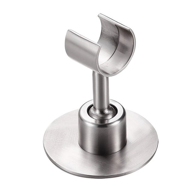 Soporte para cabezal de ducha Adhesivo Soporte para varilla de ducha de mano ajustable Soporte para cabezal de ducha de montaje en pared Sin perforación Soporte de pared de acero inoxidable