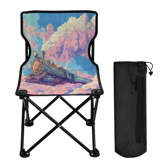 BZSMCE Camping Chairs Modern Cloudbound Express Pattern Folding chair