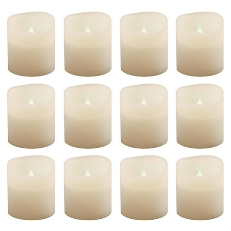 Battery Operated LED Votive Candles,12-Count