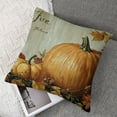 thumbnail image 7 of Acheng Pillow Covers Set of 2 Home Outdoor Decorative Halloween Pumpkins Retro Throw Pillow Cases for Sofa Cushion Couch Fall Orange Pillowcase 20x20in, 7 of 7