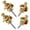 Gold, variant on 4PCS Guitar Strap Lock Buttons Silver Quick Release Guitar Strap Buttons