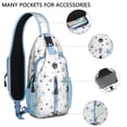 thumbnail image 2 of Chest Bag Crossbody Shoulder Bag Small BackpackHiking Sling Backpack for Hiking Dating Gym Cycling Working Starfish, 2 of 6