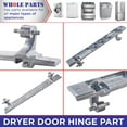 thumbnail image 2 of Whole Parts Dryer Door Hinge Part # 00491647 (491647) - Replacement & Compatible With Some Bosch Washing Dryers, 2 of 9