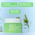 thumbnail image 3 of BANILA CO Clean it Zero Pore Clarifying Cleansing Balm | Korean Makeup Remover, Cleansing Oil, Facial Cleanser for Oily and Acne Prone Skin | Vegan | Made with AHA-PHA & Tea Tree (180ml / 6.08 fl.oz), 3 of 7