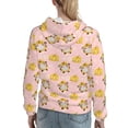 thumbnail image 7 of Lsque Watercolor Gnomes Pattern Casual Women's Hoodie,Hooded Sweatshirt with Kangaroo Pocket,Pullover Hoodie with Eye-catching Drawstrings-X-Large, 7 of 7