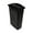 Black, variant on Sturdy Essentials Waste Wise Recycled HDPE Waste or Recycling Bin for Commercial Spaces with Swinging Lid - (Black, 23 Gallons)