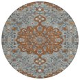 thumbnail image 2 of Addison Rugs Chantille Indoor/Outdoor Traditional Paprika Machine Washable Round Rug, 8' x 8', 2 of 8