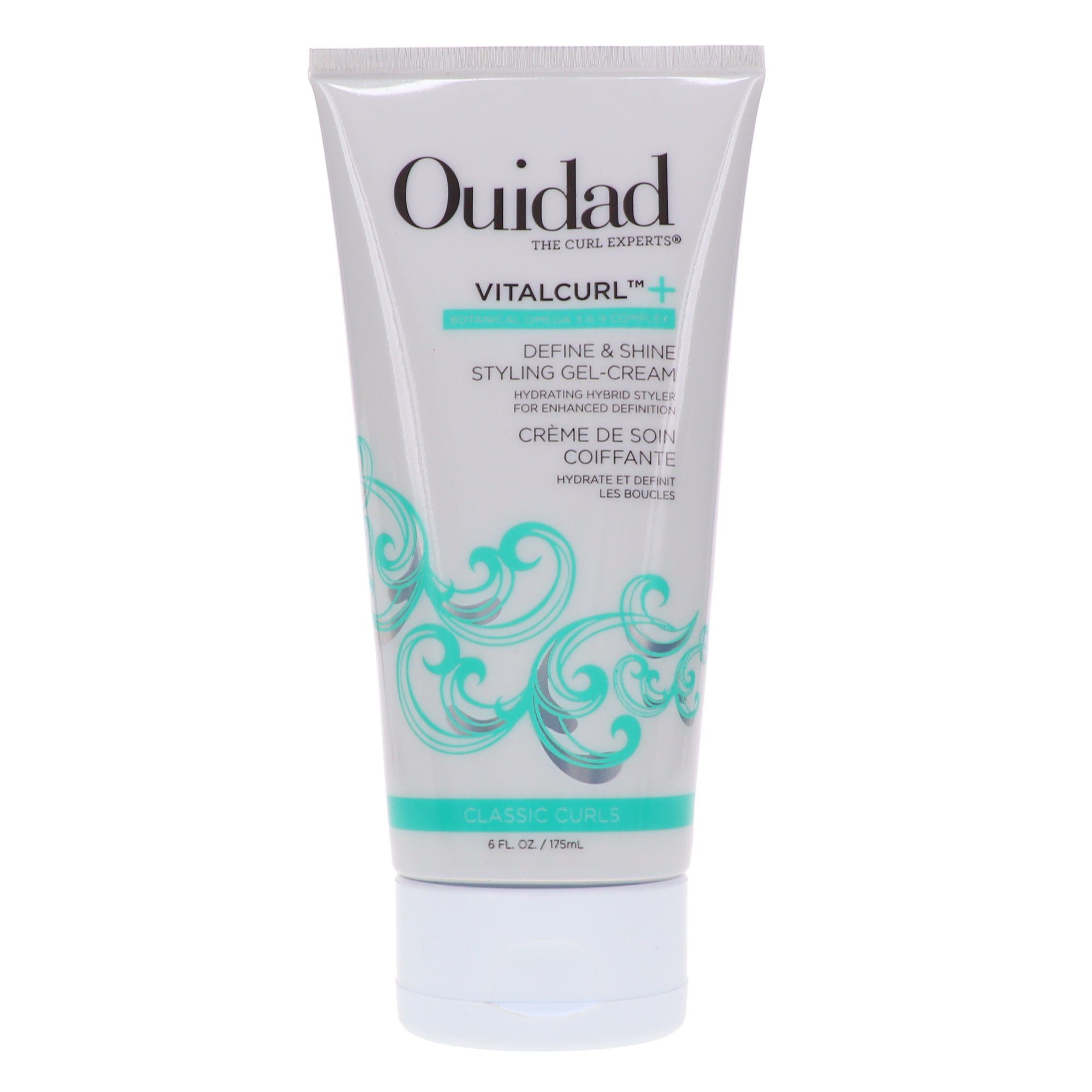 OUIDAD Vitalcurl Define & Shine Styling GelCream, 6 Fl oz (with Free