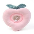 thumbnail image 1 of Wisewang Cat Neck Cone Wound Puppy Accessories Feeding Cover Recovery Collar Protective Circle Toast Kitten Cones Peach Pattern L 1Set, 1 of 6