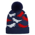 thumbnail image 2 of Knitted Wool Hat for Women Warm Winter Thermal Beanie Cap, 2 of 3