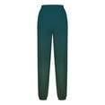 thumbnail image 5 of LEBONYARD Joggers for Women,Women Gradient Fashion Sports Loose Casual Wide Leg Drawstring Pocket Sweatpants Long Pants Green S, 5 of 5