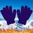 thumbnail image 4 of Dsseng Autumn And Winter Warm Knit Clothing Creative Solid Color Gloves Medium Student Glovesmas, 4 of 5