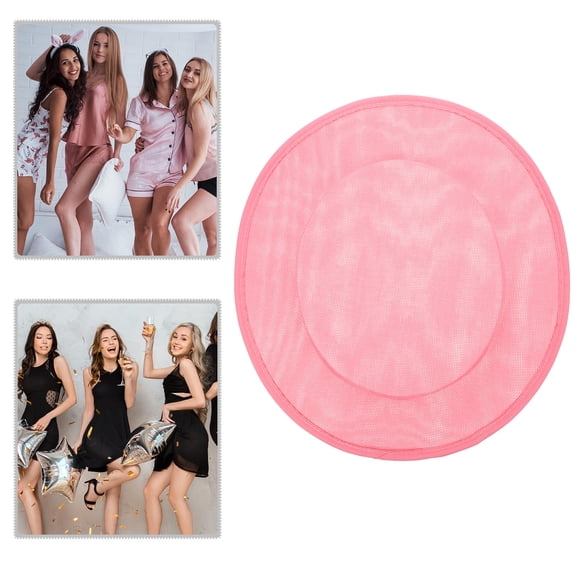 UPOUART 1 Piece Sinamay Straw Millinery Hat Base Round for Women Fashion Events and Decoration Accessories
