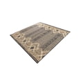 thumbnail image 3 of Unique Loom Outdoor Modern Collection Area Rug - Aero (7' 10" Square Charcoal/Yellow), 3 of 9