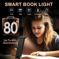 Book Lights, Rechargeable Reading Light in Bed, Smart Adjustable ...