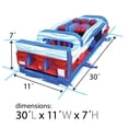 thumbnail image 2 of TentandTable Giant Inflatable Obstacle Course, Red, White, and Blue Commercial Interactive Bouncer with Blower, 30' L x 11' W x 7' H Patriotic Theme, 2 of 7
