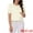 Beige, variant on Cropped Tweed Puff Short Sleeve Crew Neck Office Blazer L Light Pink