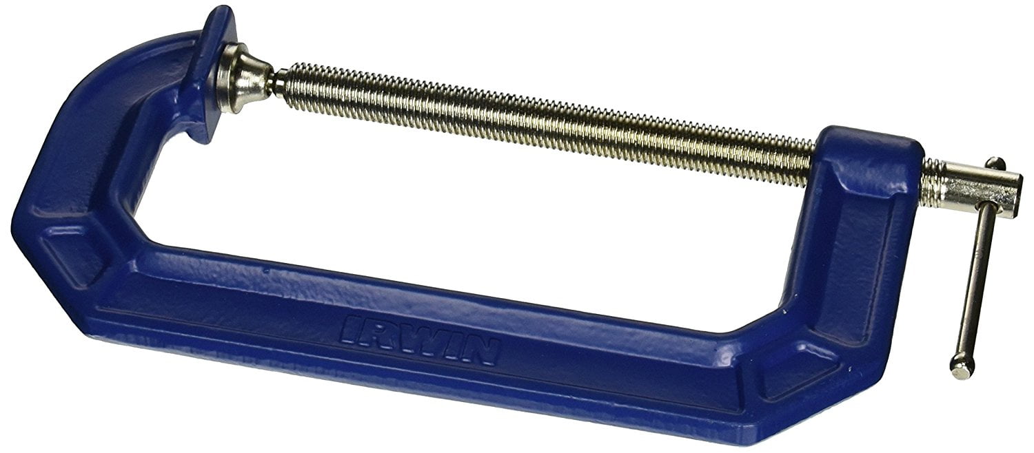 IRWIN Tools QUICKGRIP CClamp, 8inch (225108), Larger handle on this