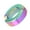 Multicolor earring, variant on 1Pc Men Titanium Steel Round Non-Pierced Ear Cuff Clip Earring Pendant for Party Club
