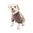 thumbnail image 3 of Pet Life ® Active 'Barko Pawlo' Relax-Stretch Quick-Drying Performance Dog Polo T-Shirt, 3 of 8