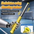 thumbnail image 2 of Upgraded Adjustable Intensity Badminton Swing Trainer, 11.8" Swing Sound Feedback for Smash Technique, Tennis/Badminton Magnetic Adjustable Power Trainer for Wrist Arm Strength Training, 2 of 5