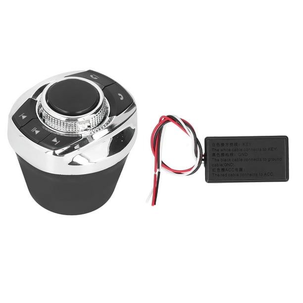Dirección Universal Inalámbrico Botón De Control Del Volante Forma De Copa Con Retroiluminación Para De Navegación De Audio Y Vídeo Del Coche